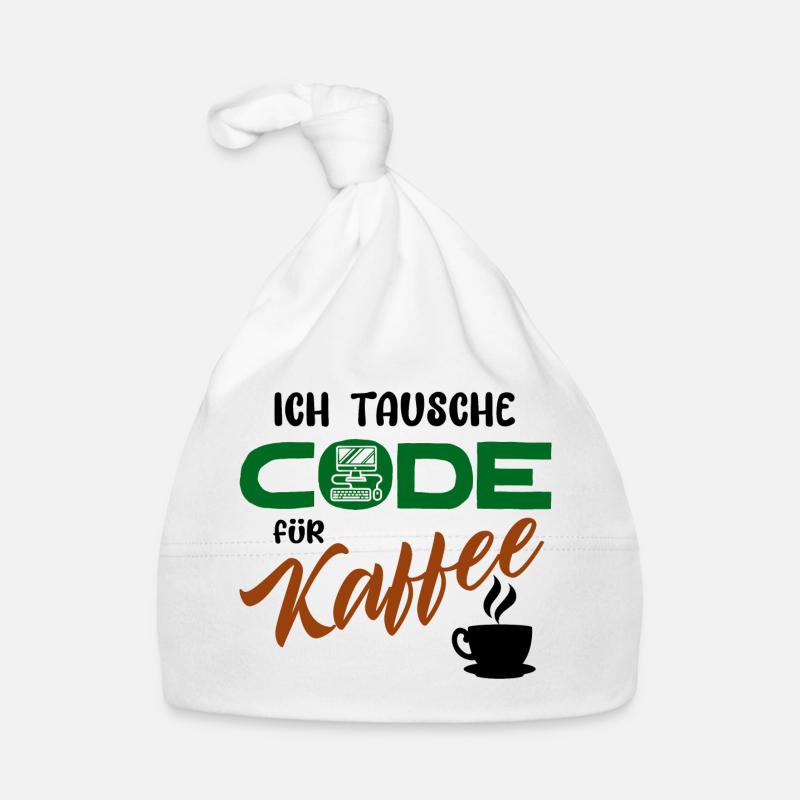 Programmierer Softwareentwickler Developer Code Baby Bio-Mütze