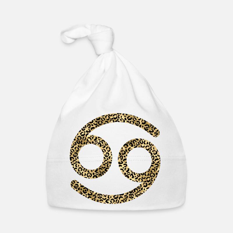 TIERKREISZEICHEN ASTROLOGIE SYMBOLE KREBS Baby Bio-Mütze