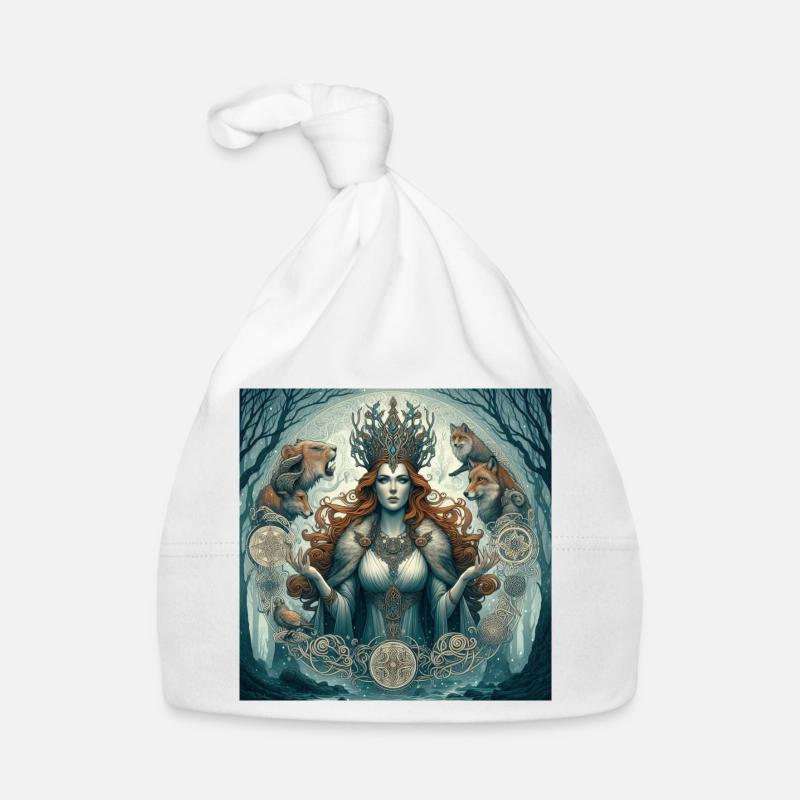 Déesse celtique Bonnet bio Bébé
