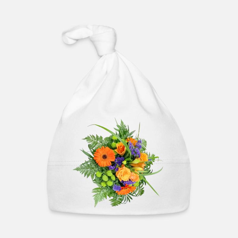 BLUMENSTRAUSS Baby Bio-Mütze