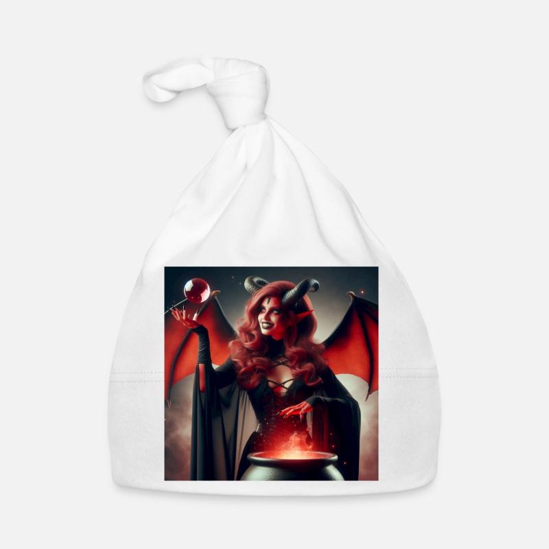 She-Devil Organic Baby Cap