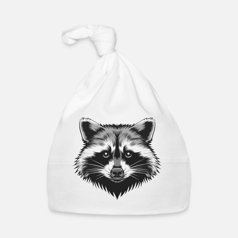 Waschbär Baby Bio-Mütze