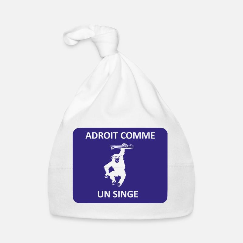 Adroit comme un singe Bonnet bio Bébé