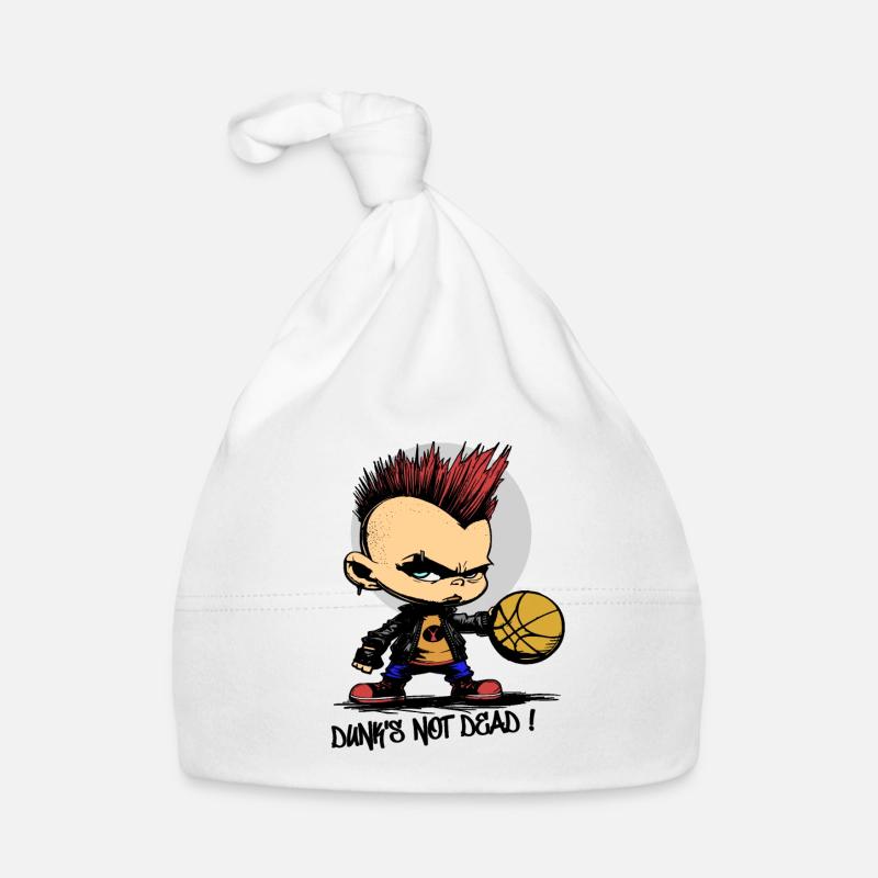 DUNK'S NOT DEAD ! (basketball, punk) Bonnet bio Bébé