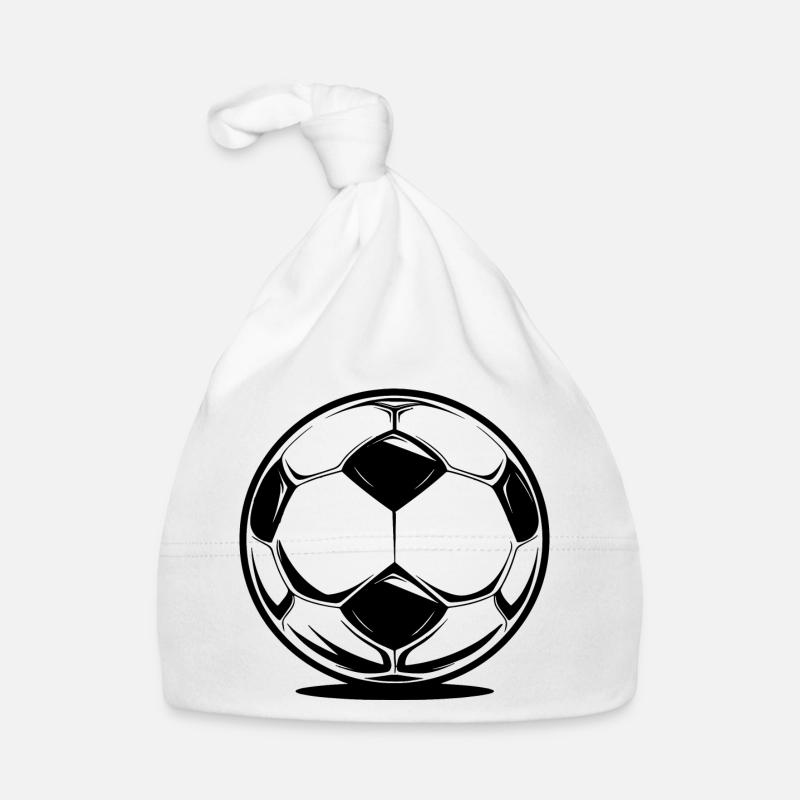 Football Graphics Organic Baby Cap