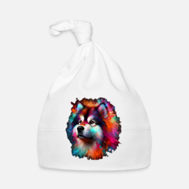 Malamute Faros - Bonnet bio Bébé - blanc