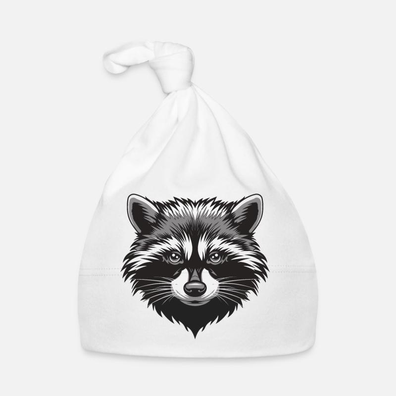 Waschbär Baby Bio-Mütze