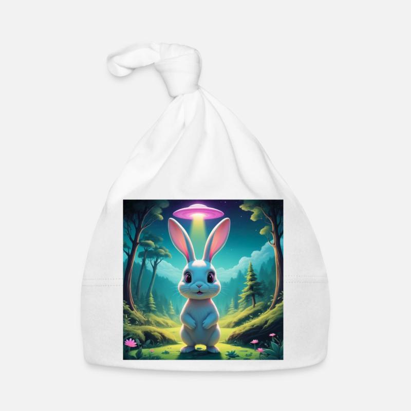 Hase mit UFO Baby Bio-Mütze