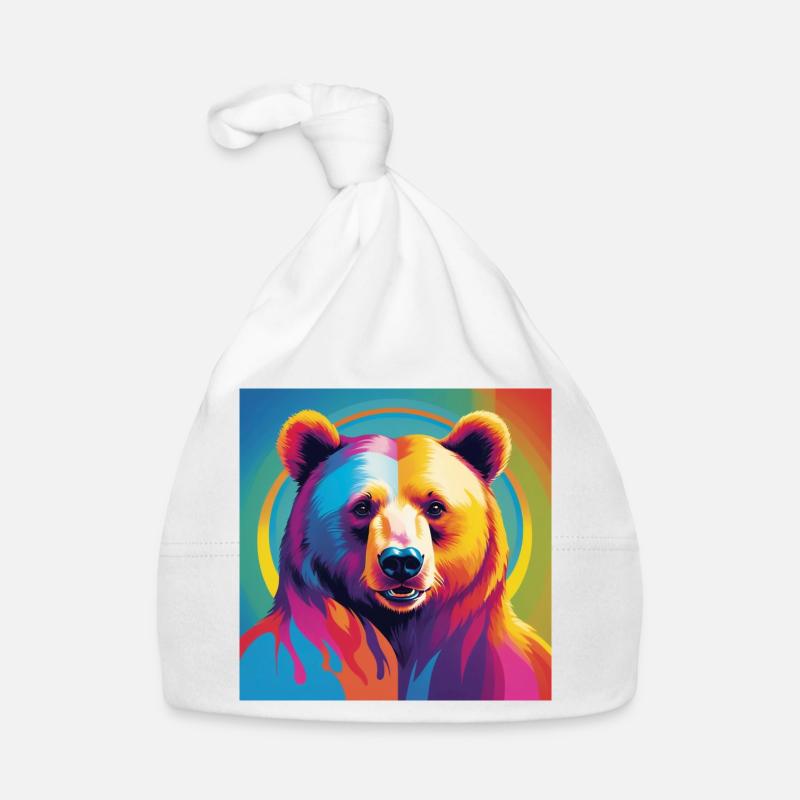 Pride Bear Baby Bio-Mütze