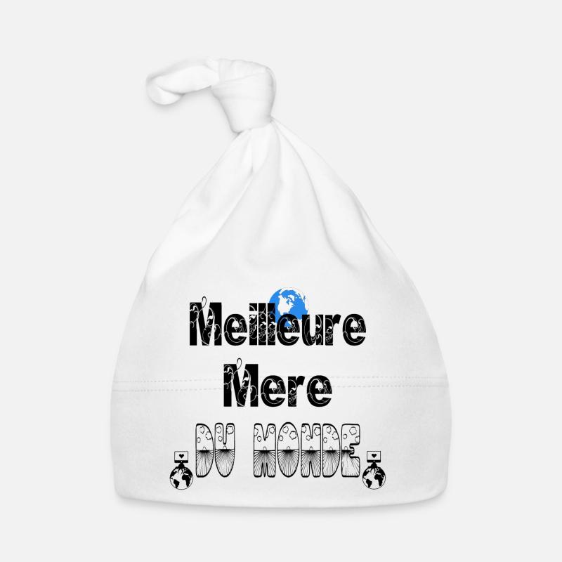 Meilleure Mère du Monde Bonnet bio Bébé