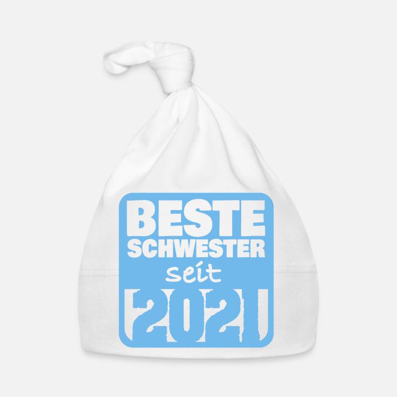 Schwesterchen 2021 Baby Bio-Mütze
