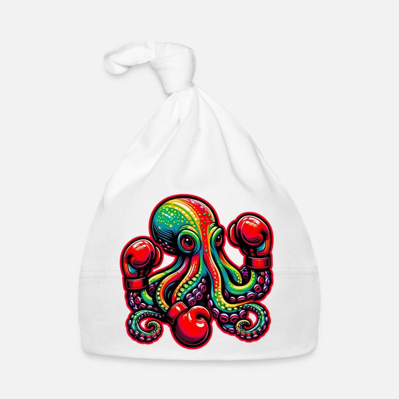 Krake Baby Bio-Mütze