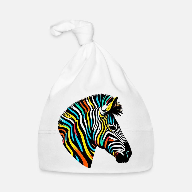 Zebra Organic Baby Cap