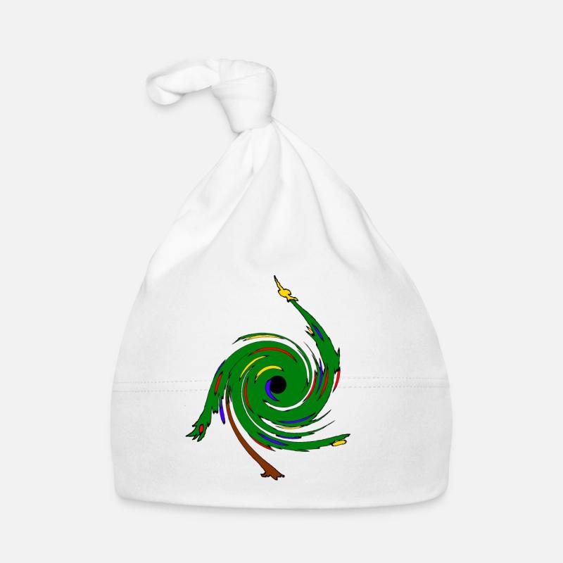 Black Holy Christmas Organic Baby Cap
