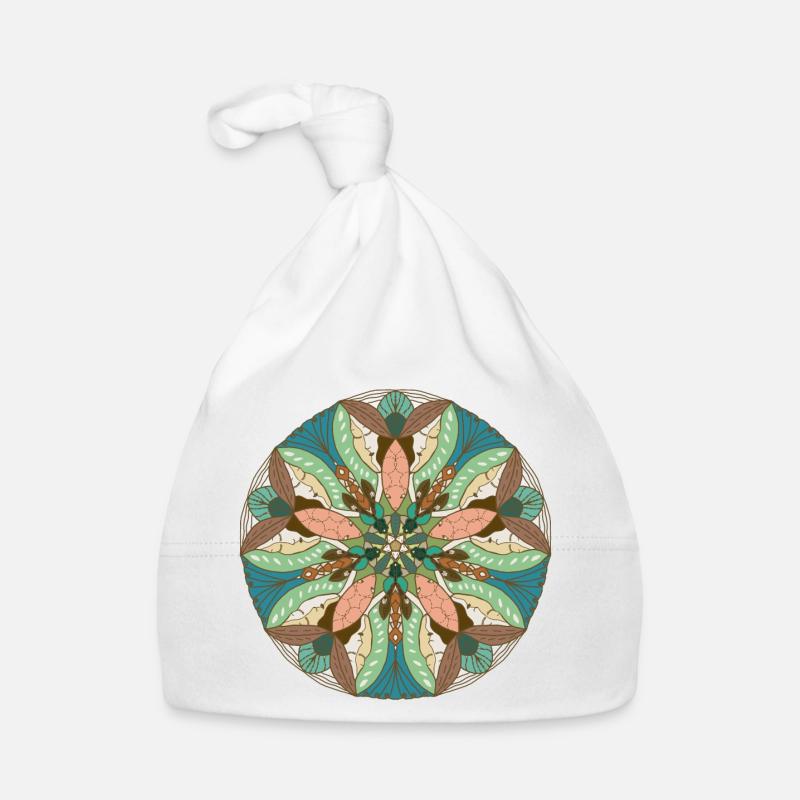 Fisch und Mond (Version II) Baby Bio-Mütze