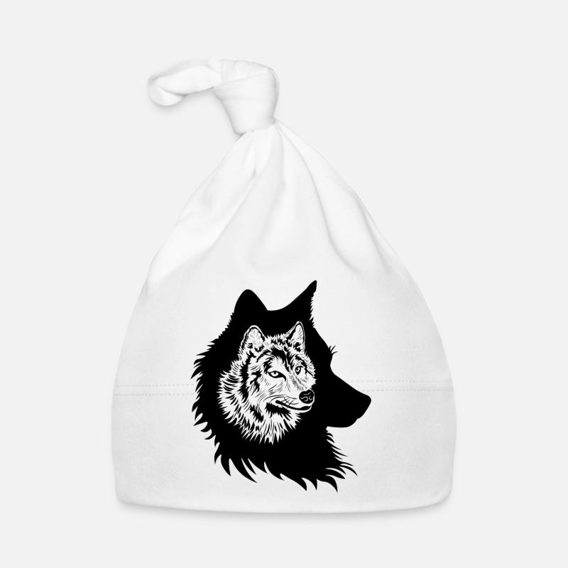 Loup : Compagnon sauvage : Le loup de la forêt Bonnet bio Bébé
