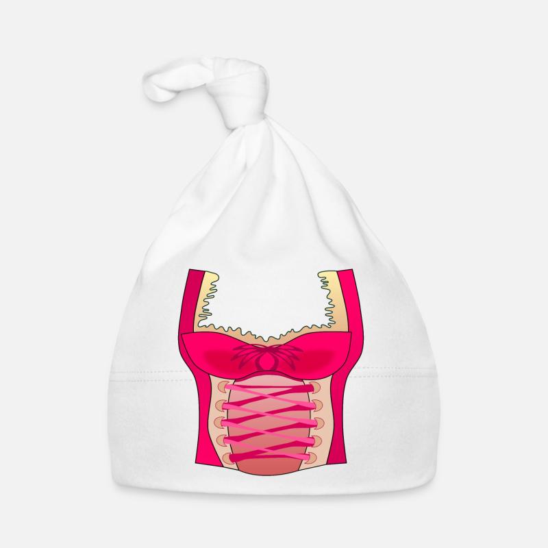DAMEN TRACHTEN DIRNDL Baby Bio-Mütze