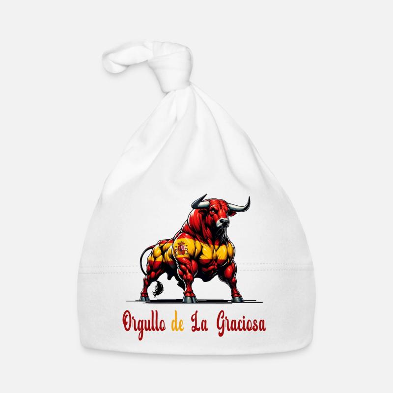 Le design du drapeau de Pride La Graciosa Bonnet bio Bébé