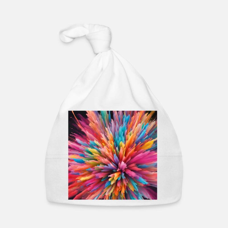 Color explosion Organic Baby Cap