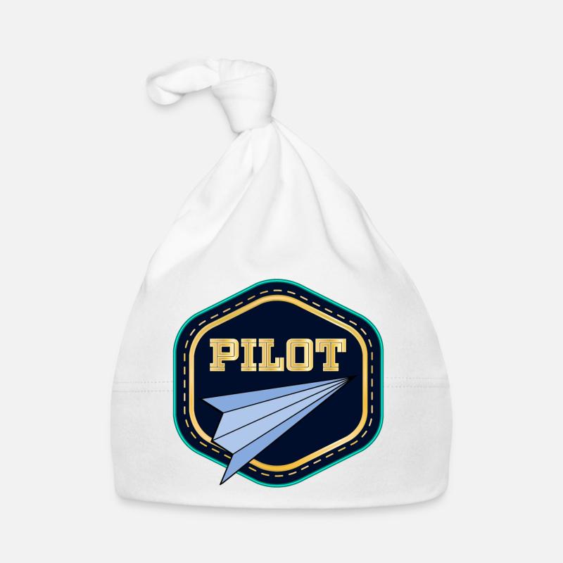 PILOT COSTUME Organic Baby Cap