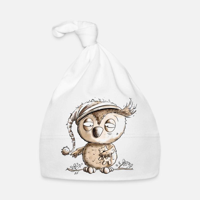 Little Night Owl Owl Organic Baby Cap
