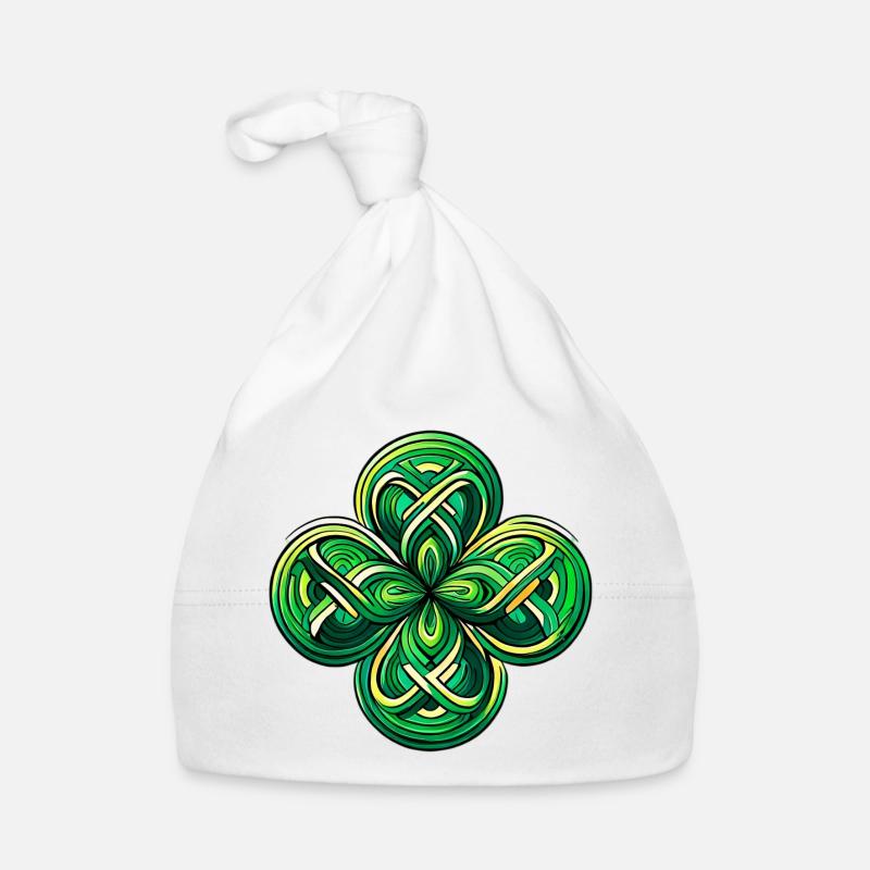 Four-leaf clover Organic Baby Cap