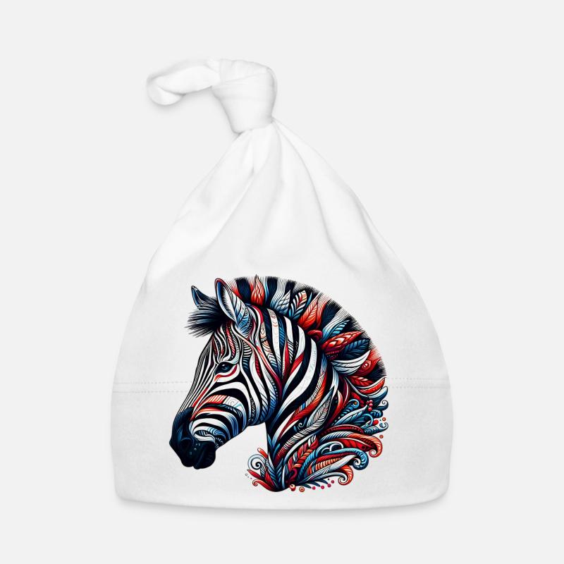 Zèbre Bonnet bio Bébé