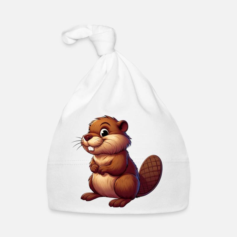 Castor Bonnet bio Bébé