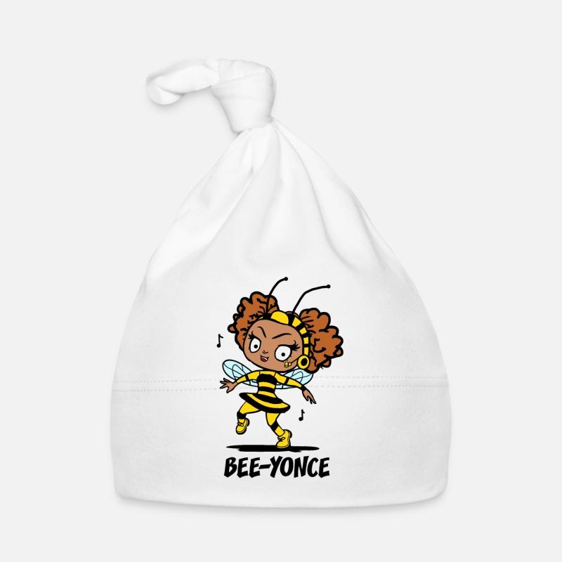 BEE-YONCE ! (chanteuse, abeille) Bonnet bio Bébé