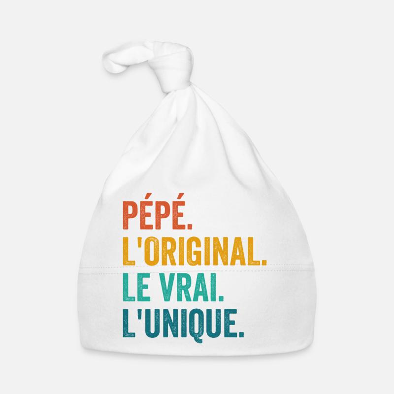 Opa Das Original Das Echte Das Einzigartige Geschenk Baby Bio-Mütze