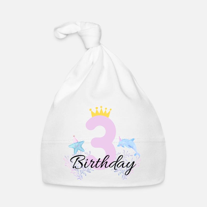 Geburtstagsshirt Baby Bio-Mütze