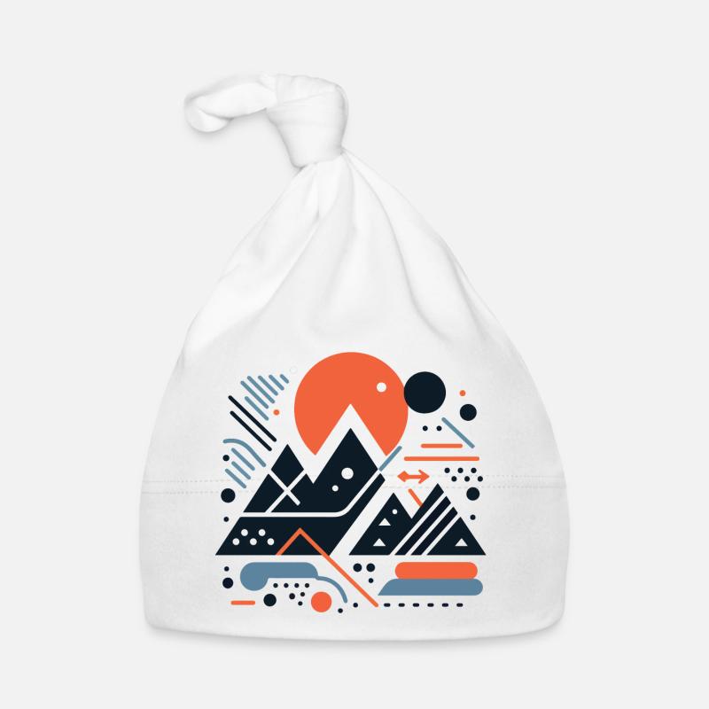 Mountains Organic Baby Cap