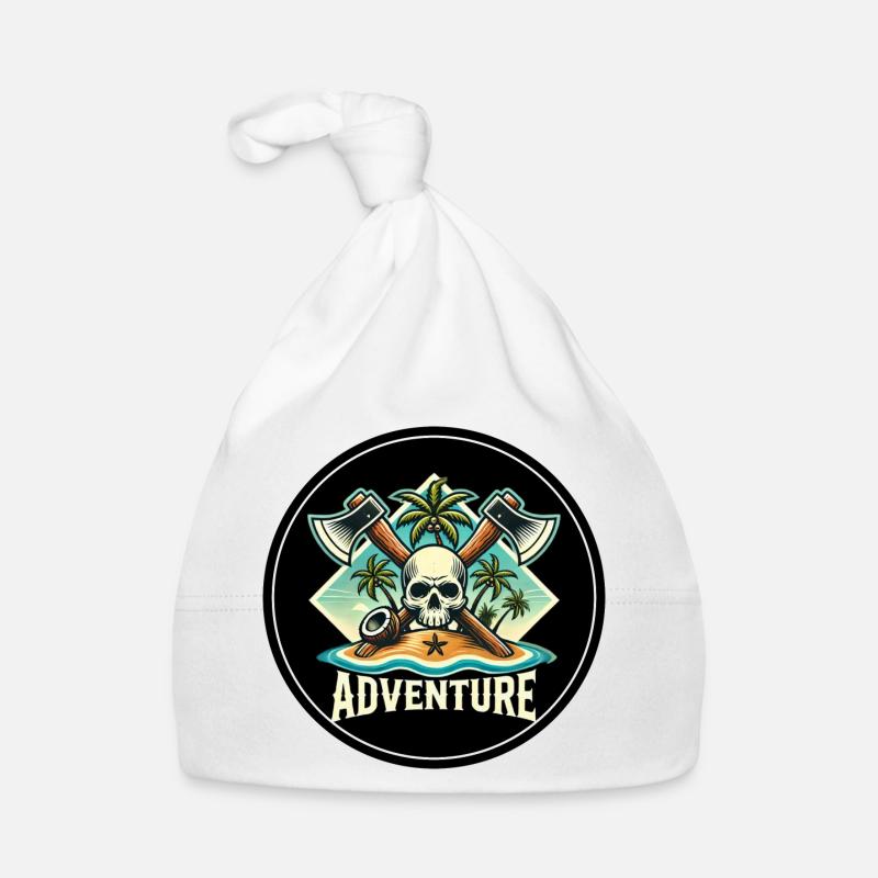 Abenteuer Skull Insel Patch Baby Bio-Mütze