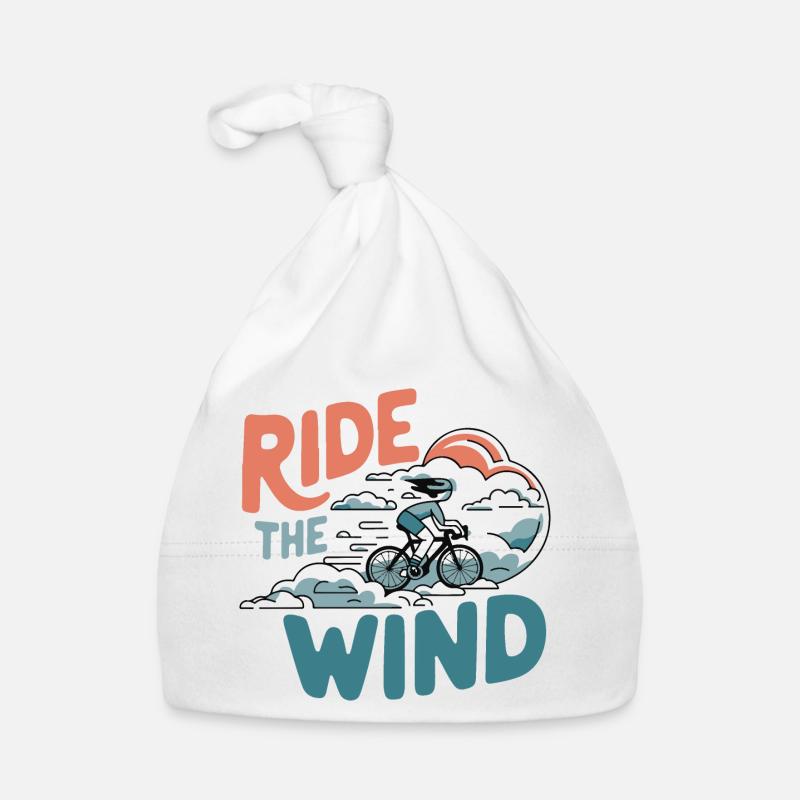 Fahren Sie mit dem Wind-Radfahrer Baby Bio-Mütze