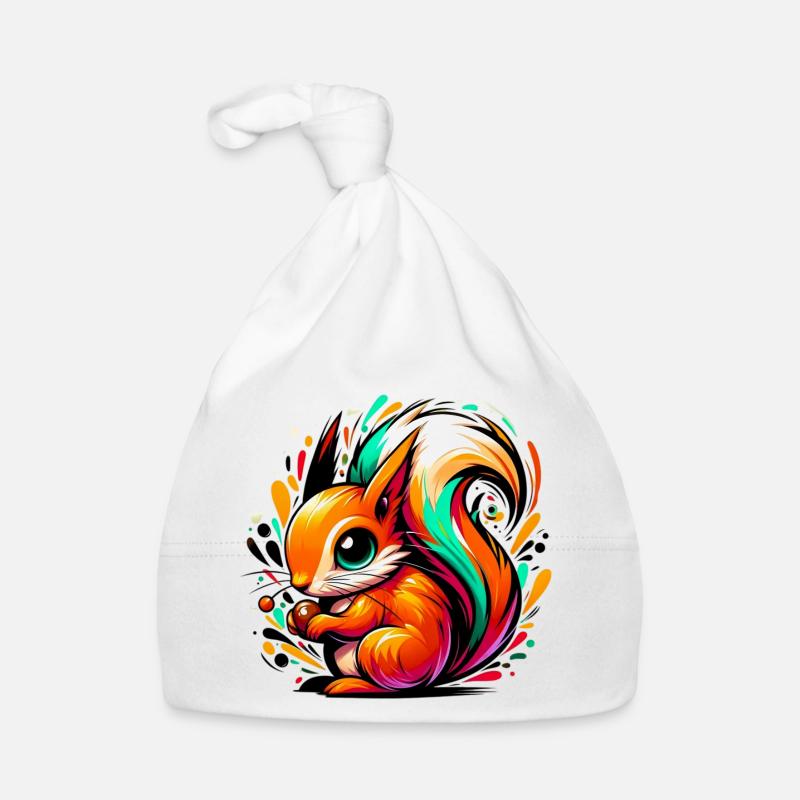 Eichhörnchen Baby Bio-Mütze