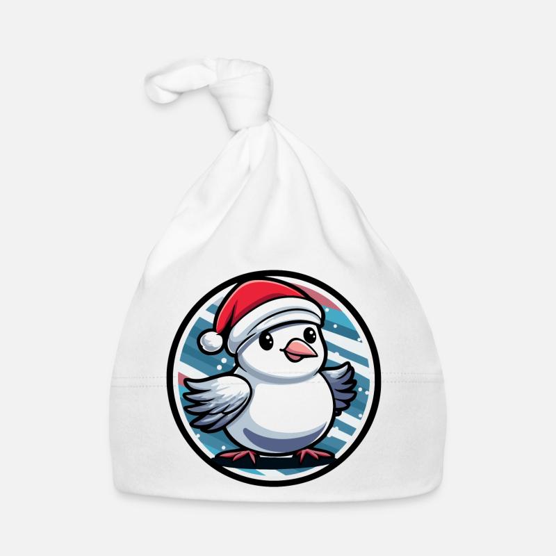 Taube Vogel Weihnachten Tier Baby Bio-Mütze