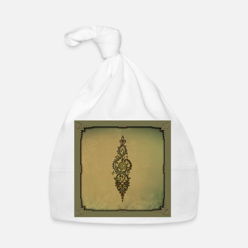 Clé de sol ornée Bonnet bio Bébé