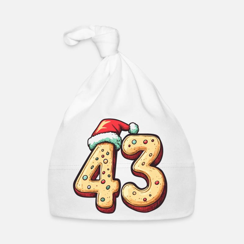Biscuit de Noël à 43 chiffres Bonnet bio Bébé
