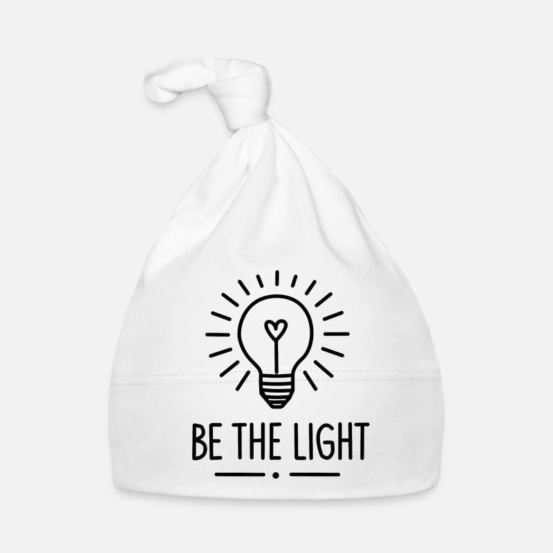 Sei das Licht, modern und minimalistisch Baby Bio-Mütze