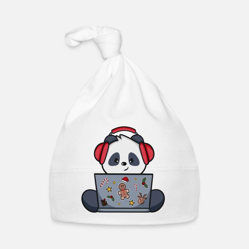 Gaming Panda - Edition Christmas Organic Baby Cap