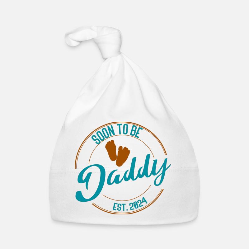 Soon to Be Daddy Gift for Expectant Fathers Colorful Organic Baby Cap