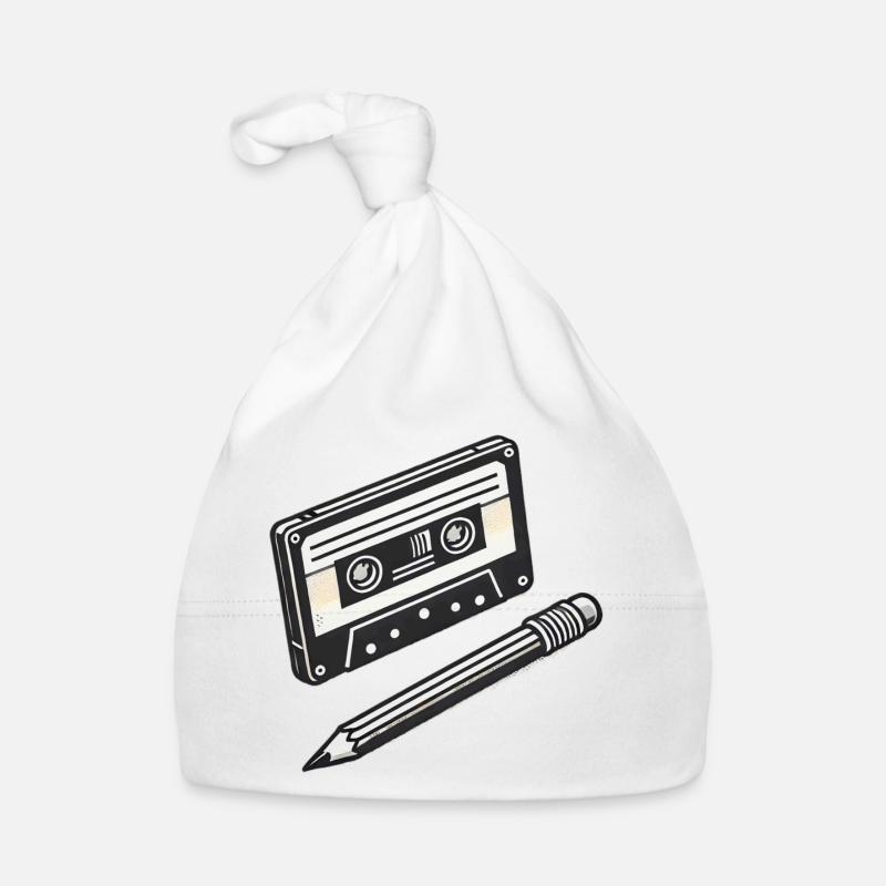 Cassette et crayon - IYKYK Bonnet bio Bébé