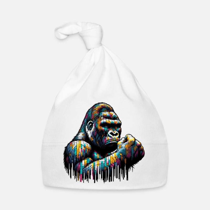 Gorilla Baby Bio-Mütze