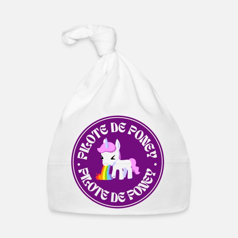 Pilote de poney Bonnet bio Bébé