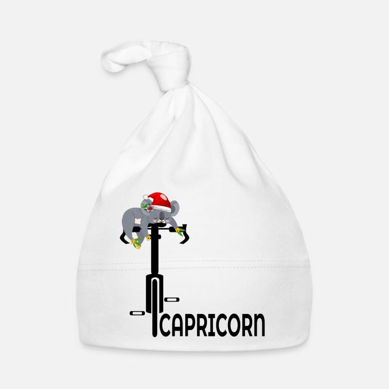 NOËL CYCLISME DÉCEMBRE ANNIVERSAIRE CAPRICORNE Bonnet bio Bébé