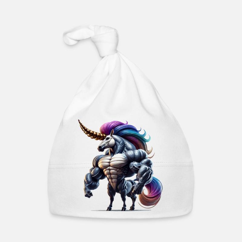 Super Einhorn Baby Bio-Mütze