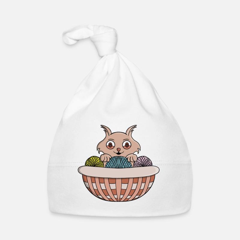 Korb Quietschen Baby Bio-Mütze