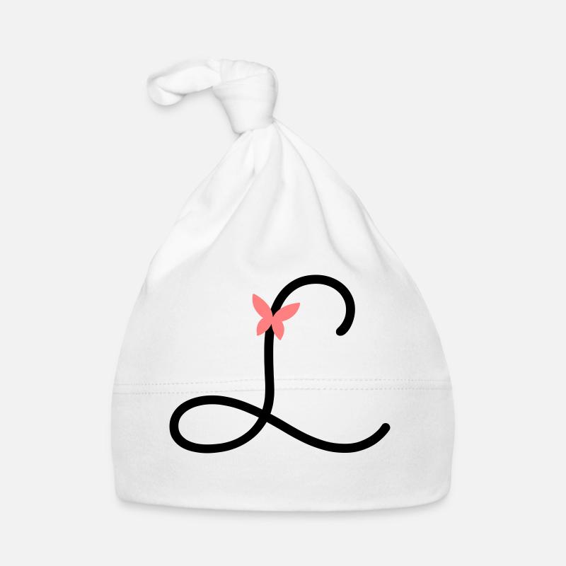 Lettre L Papillon Lettre Bonnet bio Bébé