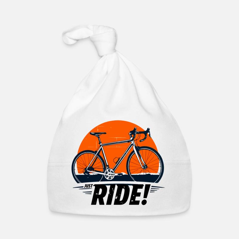 Sunset Bicycle Adventure Just Ride Organic Baby Cap