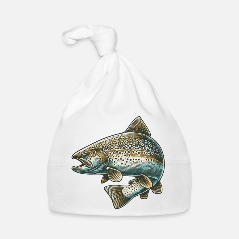 Lachs Baby Bio-Mütze